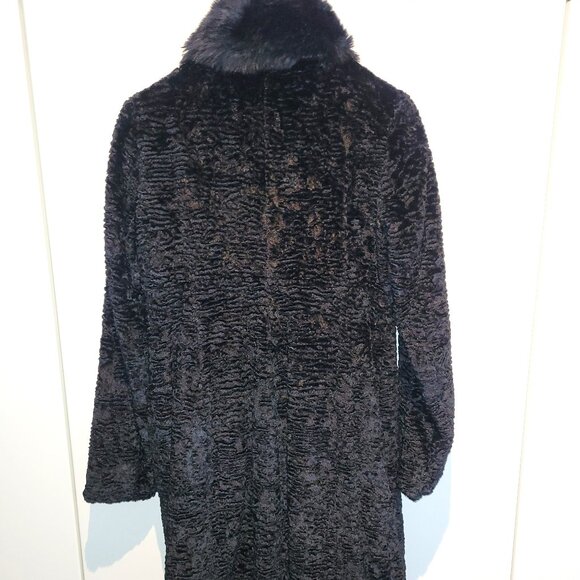 Vintage 90s ABS Faux Fur Coat Size XS - Picture 2 of 7